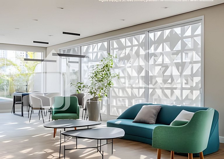 Loft Confortável + sofá cama | Cons. EUA e EzTower