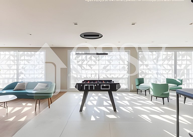 Loft Confortável + sofá cama | Cons. EUA e EzTower