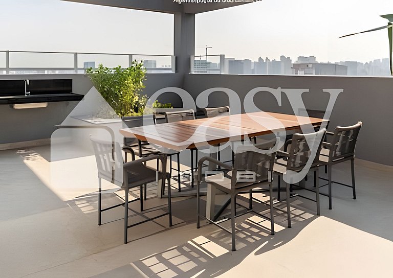 Loft Confortável - próx. Consulado EUA + EzTower!