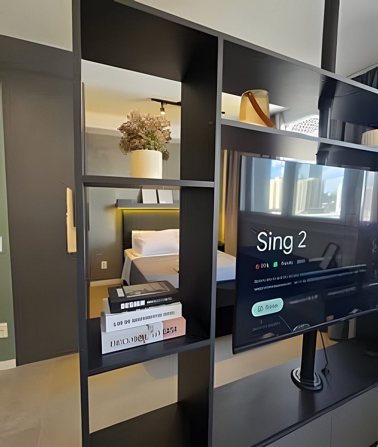 Exclusivo : Studio c/ Vaga + máq. lavar - EzTower