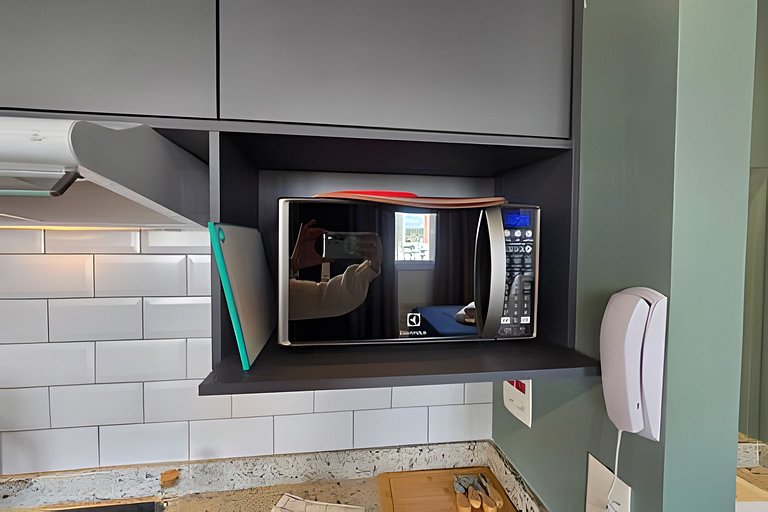 Exclusivo : Studio c/ Vaga + máq. lavar - EzTower