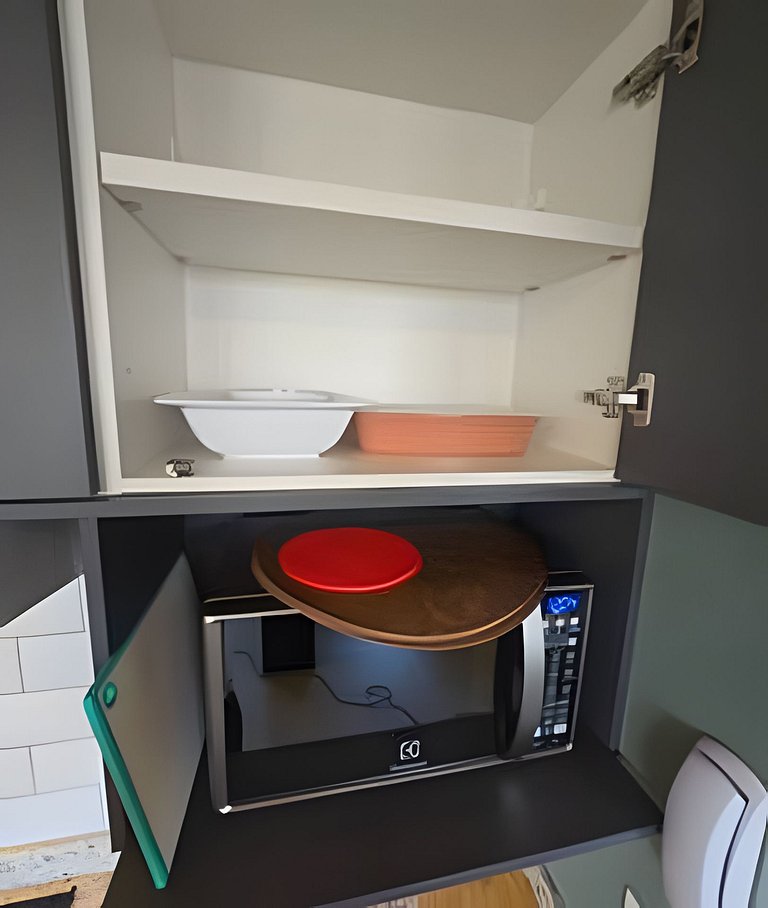 Exclusivo : Studio c/ Vaga + máq. lavar - EzTower