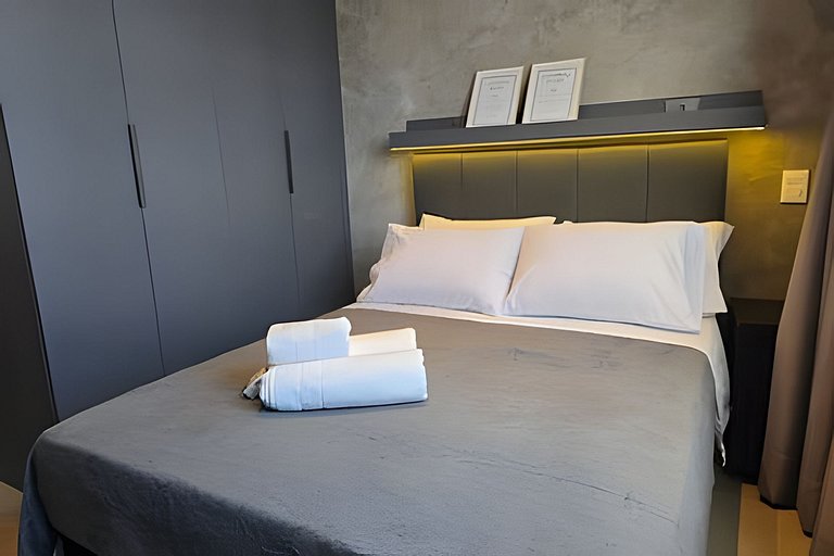 Exclusivo : Studio c/ Vaga + máq. lavar - EzTower