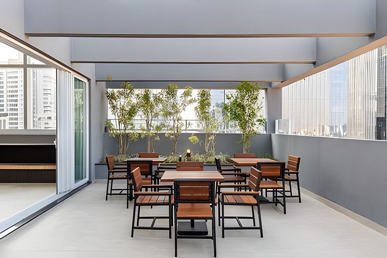 Exclusivo : Studio c/ Vaga + máq. lavar - EzTower