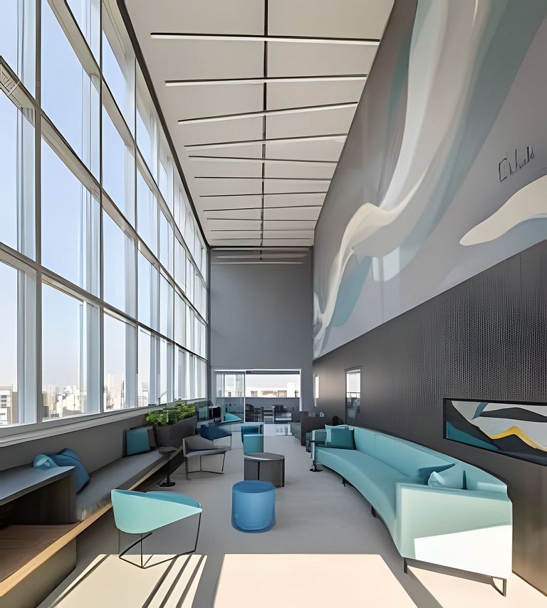 Exclusivo : Studio c/ Vaga + máq. lavar - EzTower