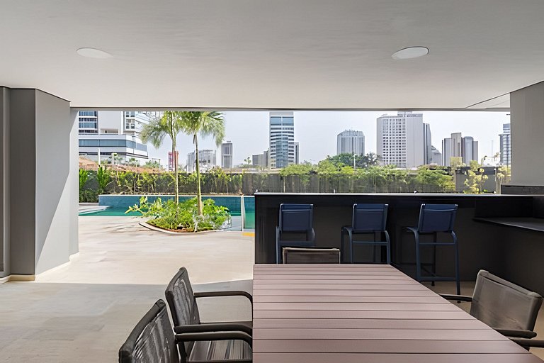 Exclusivo : Studio c/ Vaga + máq. lavar - EzTower