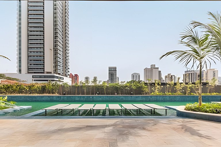 Exclusivo : Studio c/ Vaga + máq. lavar - EzTower