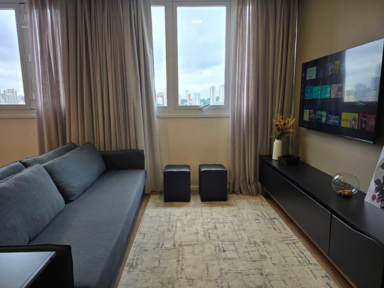 Loft Cama Queen - Eztower e Consulado EUA!