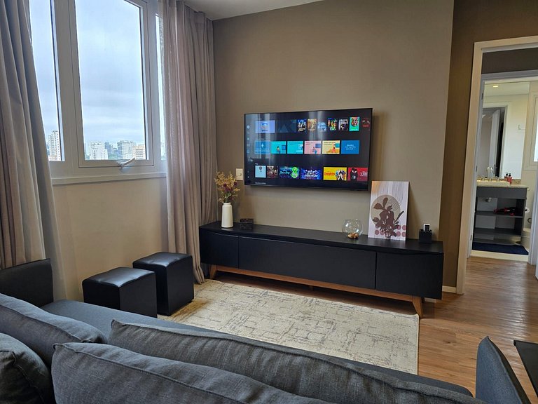 Loft Cama Queen - Eztower e Consulado EUA!