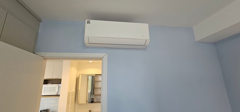 Studio com Terraço + Máq. Lavar | Consulado EUA!