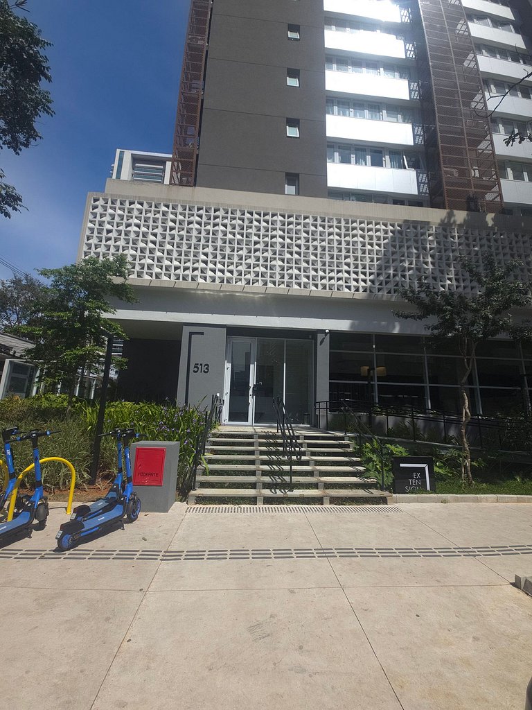 Studio até 04 pessoas - Vaga + Máq Lavar!