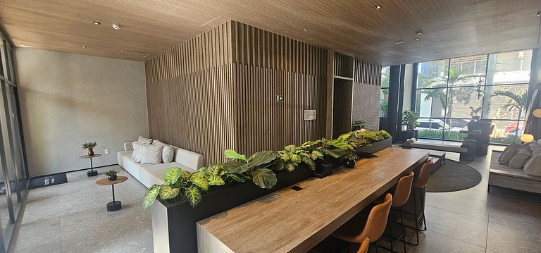 Studio Novo ao lado Metrô Brooklin!