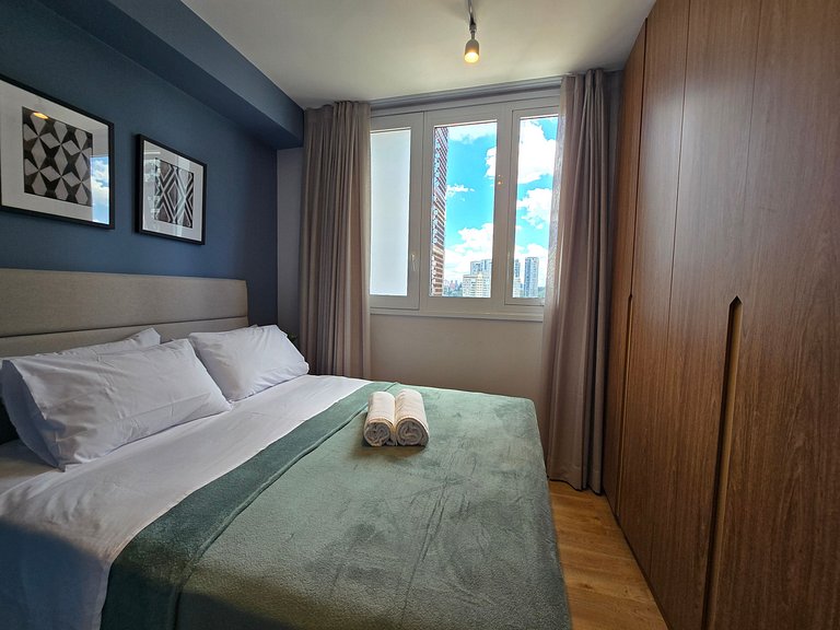 Studio c/ Vaga + Máq. Lavar Roupa - EzTower