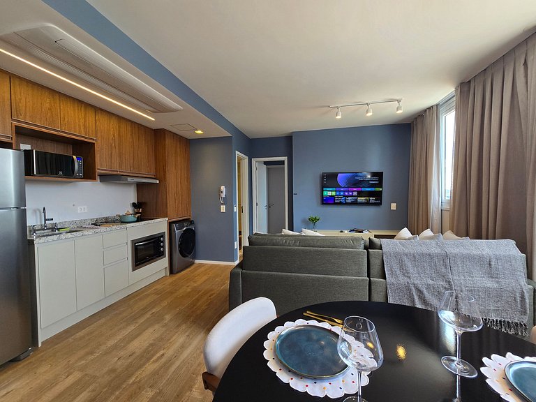 Studio c/ Vaga + Máq. Lavar Roupa - EzTower