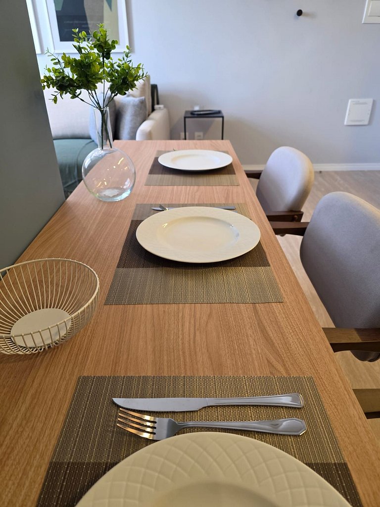 Apart. 2 dormitórios + Máq. Lavar | EzTower