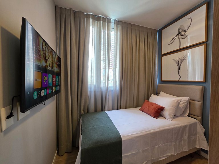 Apart. 2 dormitórios + Máq. Lavar | EzTower