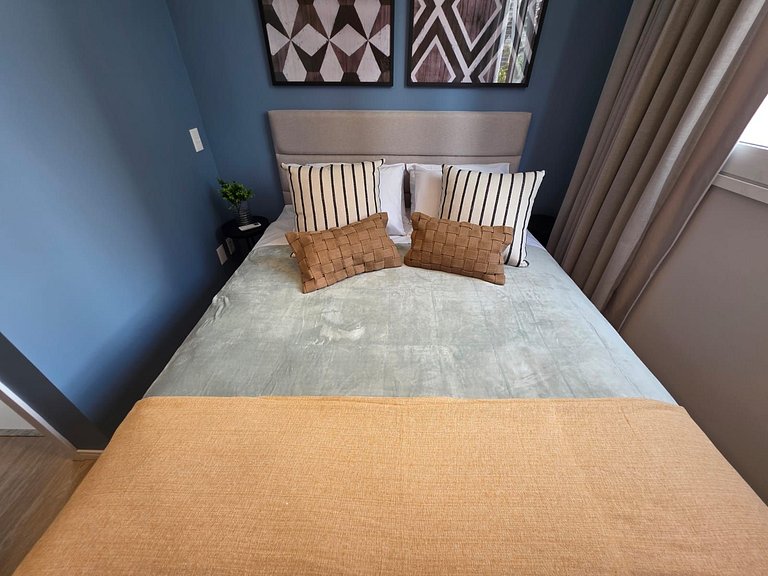 Apart. 2 dormitórios + Máq. Lavar | EzTower