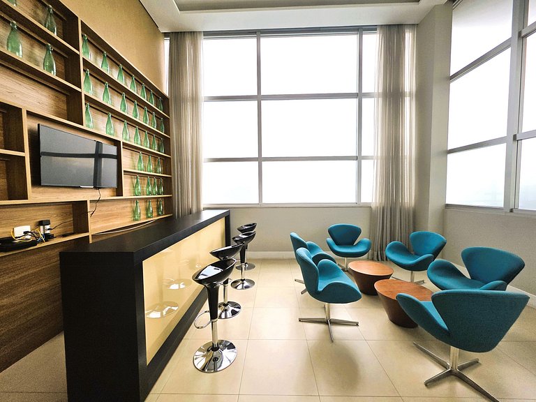 Studio com Terraço - Shop Morumbi e Consulado EUA!